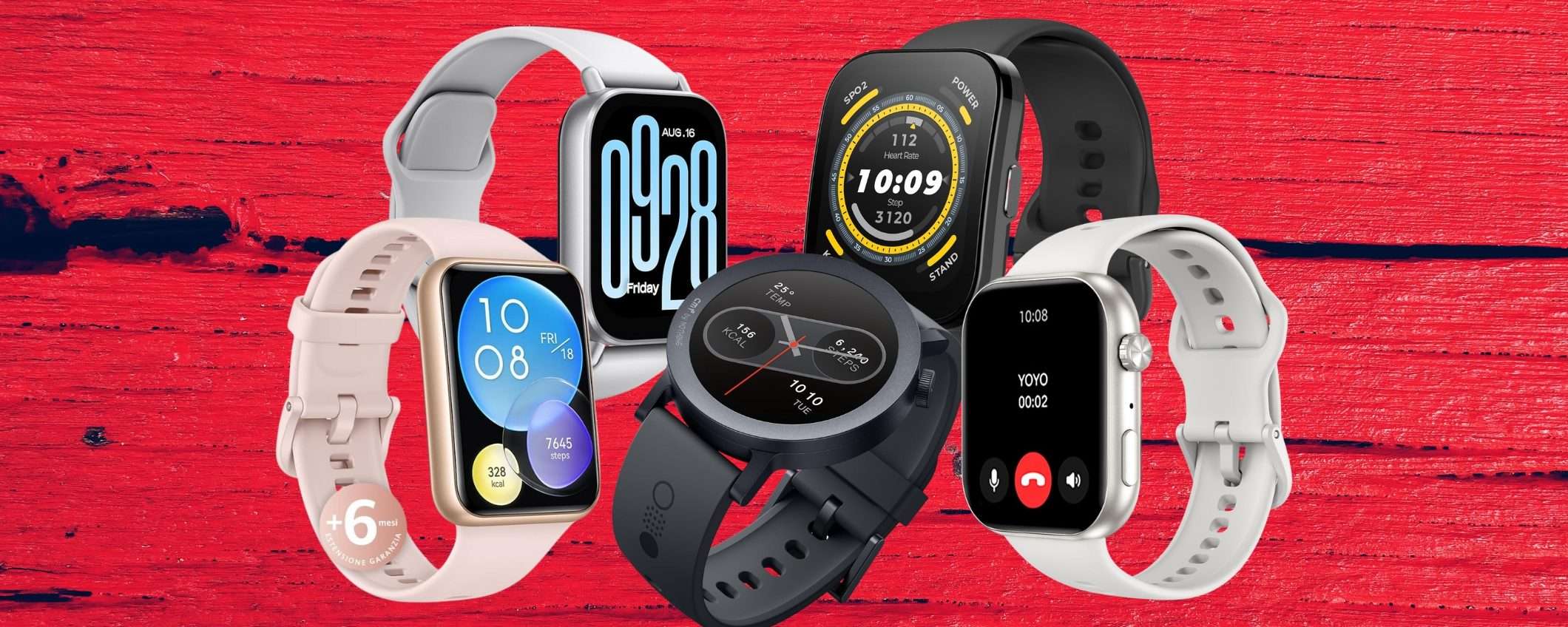 Mettiti al polso uno di questi 5 smartwatch a prezzi scontatissimi su Amazon Mettiti al polso uno di questi 5 smartwatch a prezzi scontatissimi su Amazon