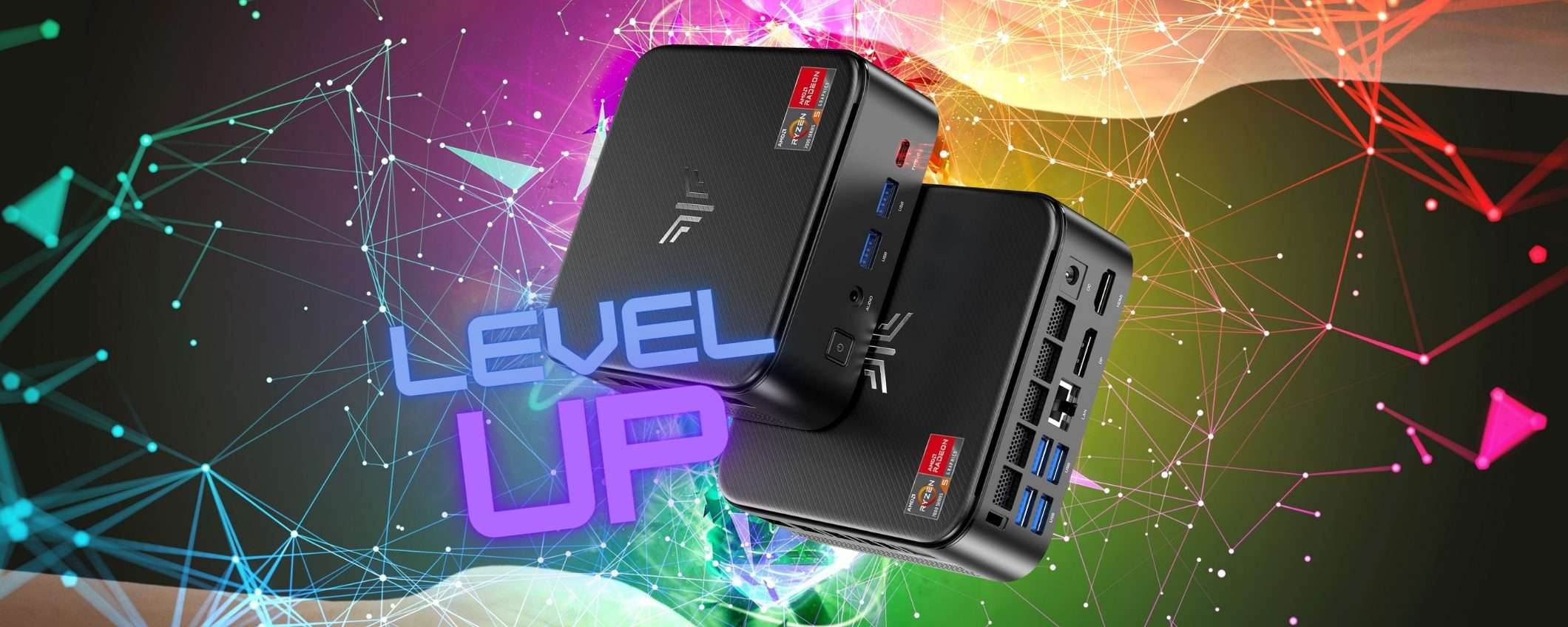 Mini PC con Ryzen 5 (16GB/512GB): prestazioni in formato compatto
