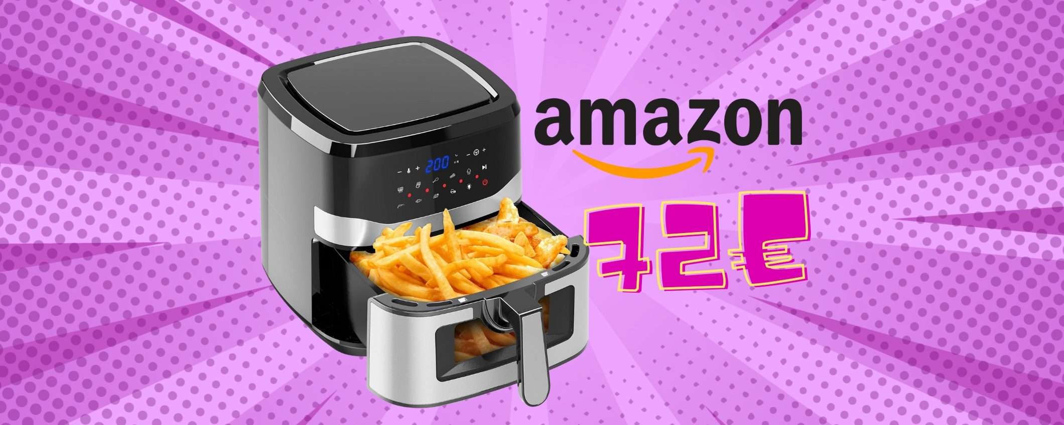 Niente odori sgradevoli e cucina più sana con questa friggitrice ad aria da 8,5L (72€) Niente odori sgradevoli e cucina più sana con questa friggitrice ad aria da 8,5L (72€)