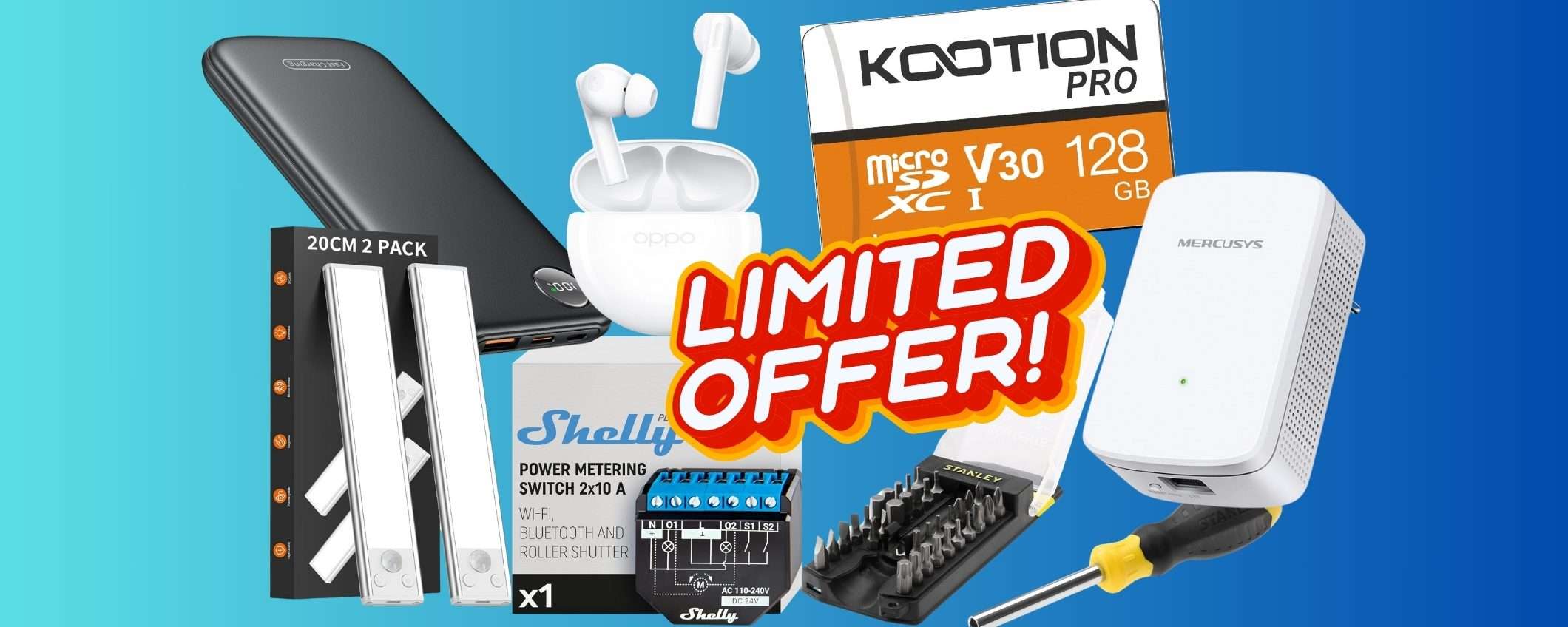 Offerte imperdibili su Amazon a MENO di 20€: tantissimi gadget utili Offerte imperdibili su Amazon a MENO di 20€: tantissimi gadget utili