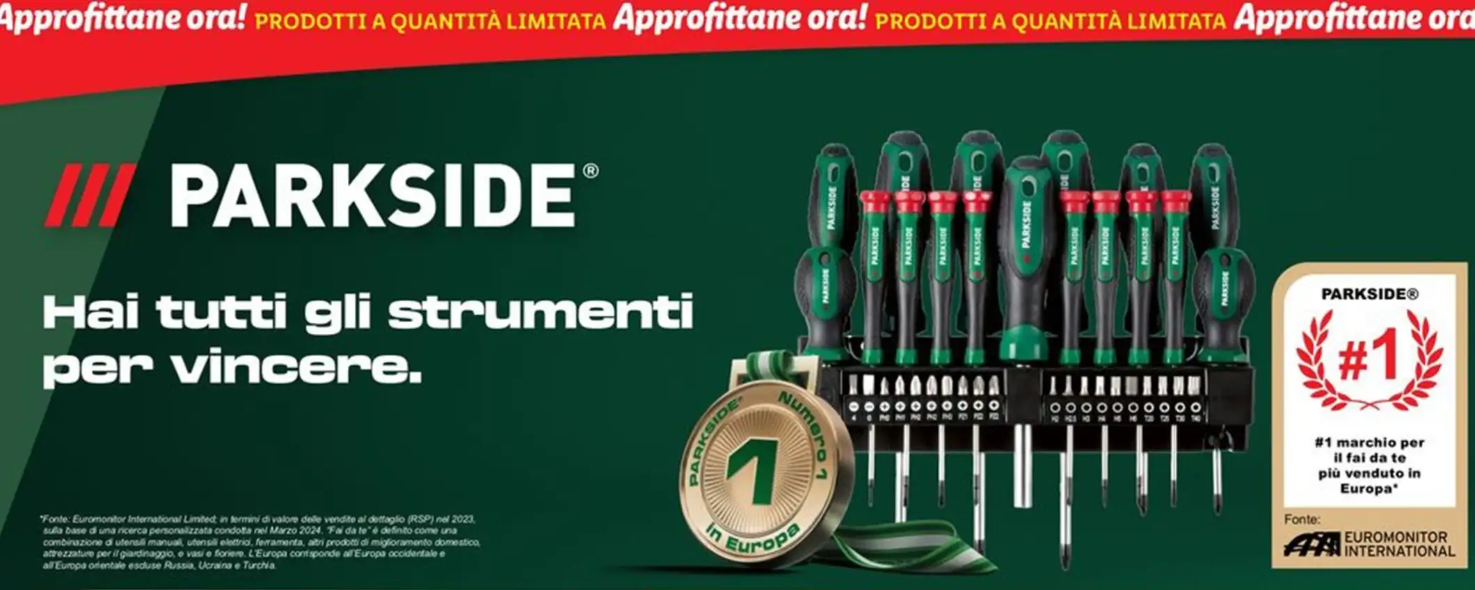 Volantino Parkside: se devi rifarti l'officina, queste offerte sono per te Volantino Parkside: se devi rifarti l'officina, queste offerte sono per te
