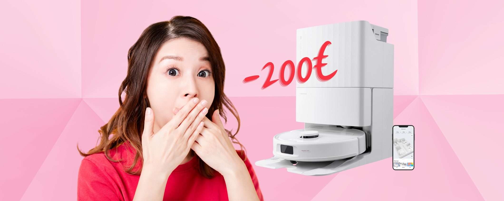 Qrevo S: Robot aspirapolvere da 7000Pa con stazione autopulente a 200€ in MENO Qrevo S: Robot aspirapolvere da 7000Pa con stazione autopulente a 200€ in MENO