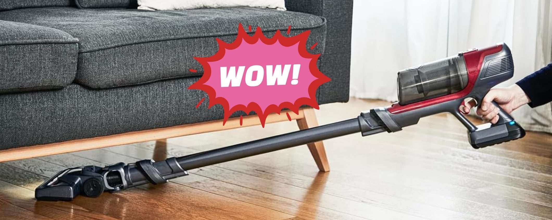 SCONTO di 129€ su Amazon per la scopa elettrica Rowenta X-PERT 660