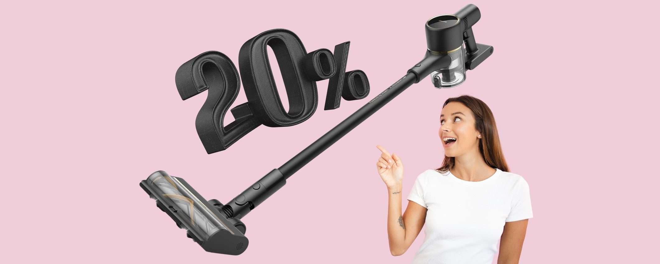Scopa elettrica DREAME R10 Pro da 150AW e oltre 1ora di autonomia (-20%) Scopa elettrica DREAME R10 Pro da 150AW e oltre 1ora di autonomia (-20%)