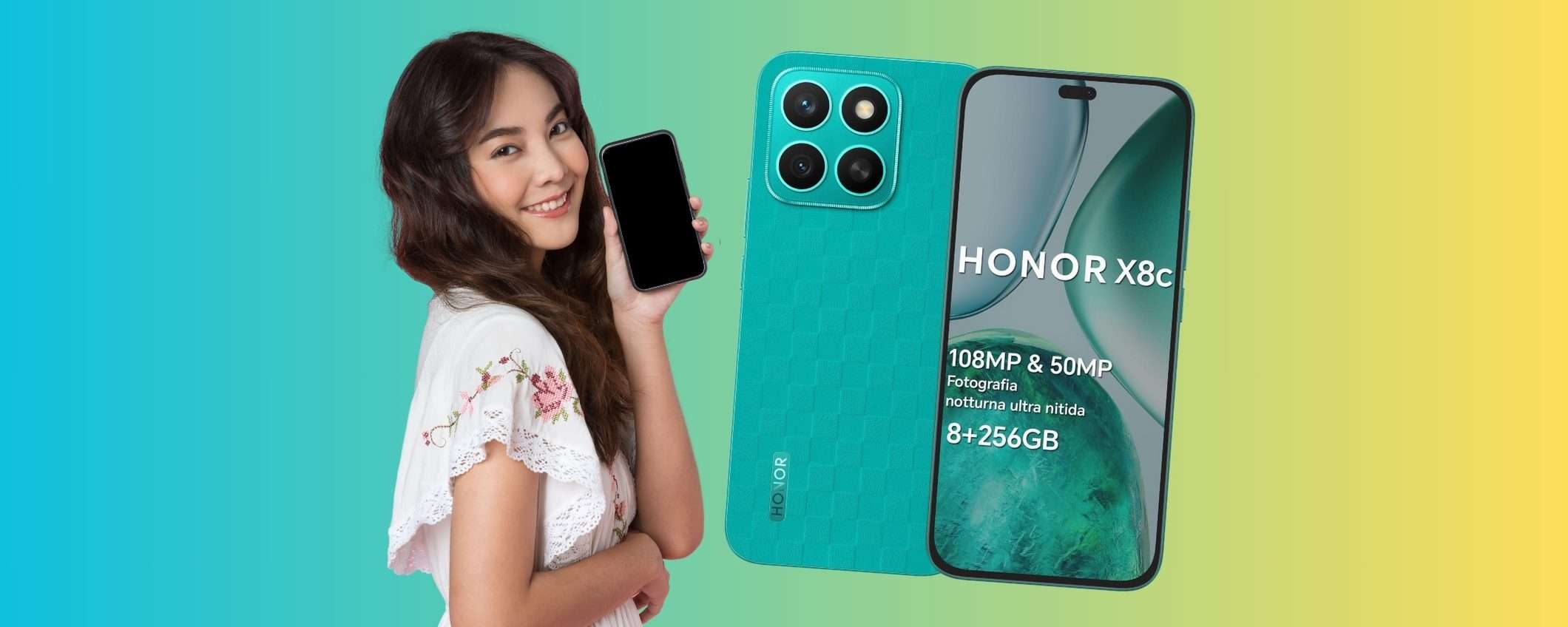 Smartphone che non delude a meno di 200€? Ecco HONOR X8c in OFFERTA a tempo Smartphone che non delude a meno di 200€? Ecco HONOR X8c in OFFERTA a tempo
