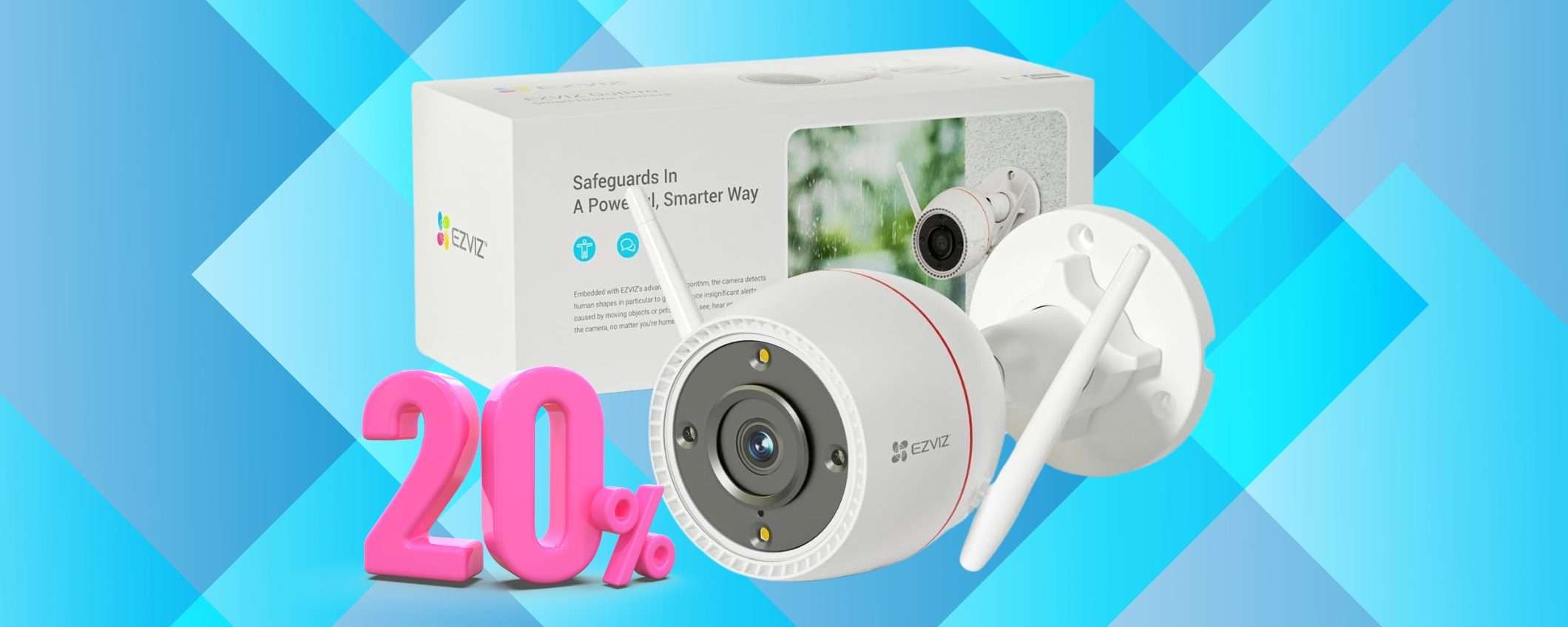 Telecamera WiFi con visione notturna e sirena: casa sicura senza svenarsi Telecamera WiFi con visione notturna e sirena: casa sicura senza svenarsi