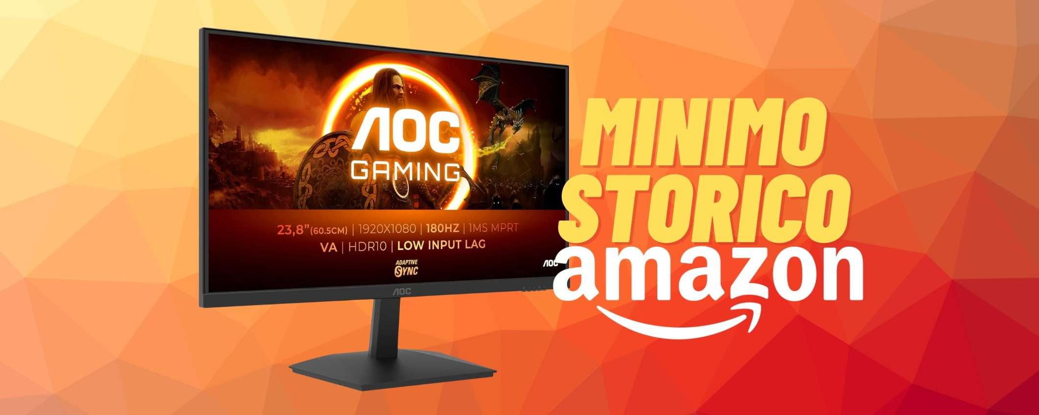 Torna al MINIMO STORICO il monitor da gaming AOC da 24