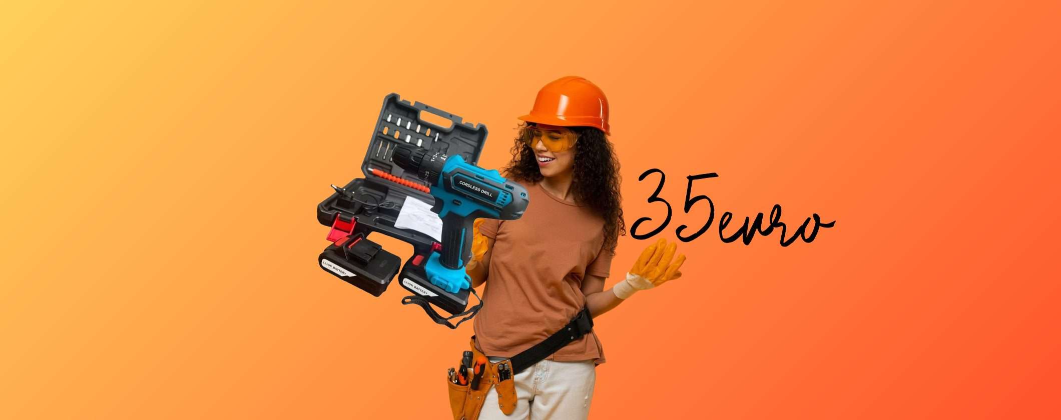 Trapano Avvitatore 2 Batterie: il Re del Fai da Te a soli 35€ su eBay Trapano Avvitatore 2 Batterie: il Re del Fai da Te a soli 35€ su eBay