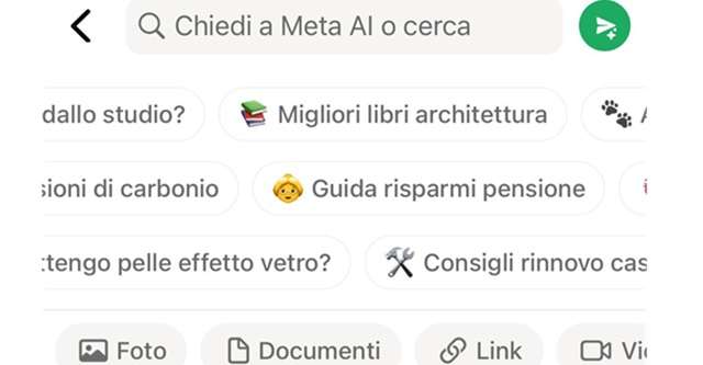 Chiedi a Meta AI ora su WhatsApp