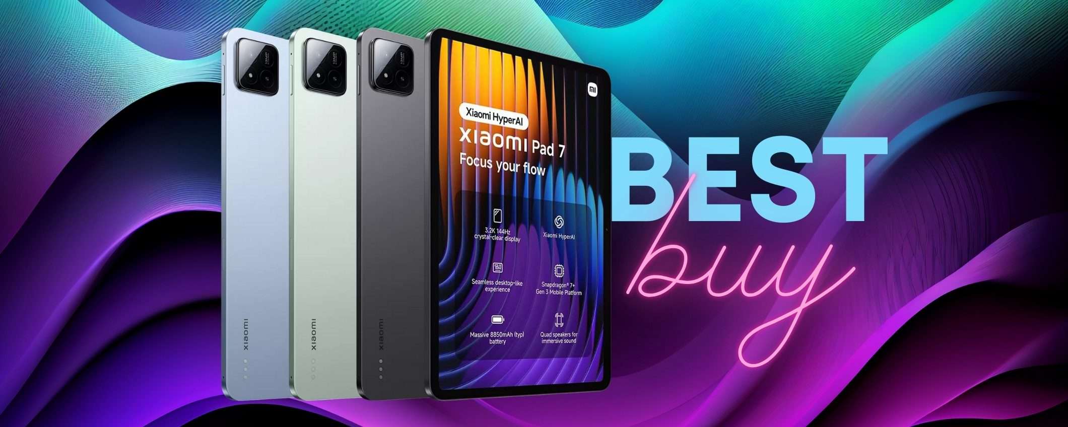 Xiaomi Pad 7 (8/256GB): più potente e meno costoso, ora in offerta su eBay Xiaomi Pad 7 (8/256GB): più potente e meno costoso, ora in offerta su eBay