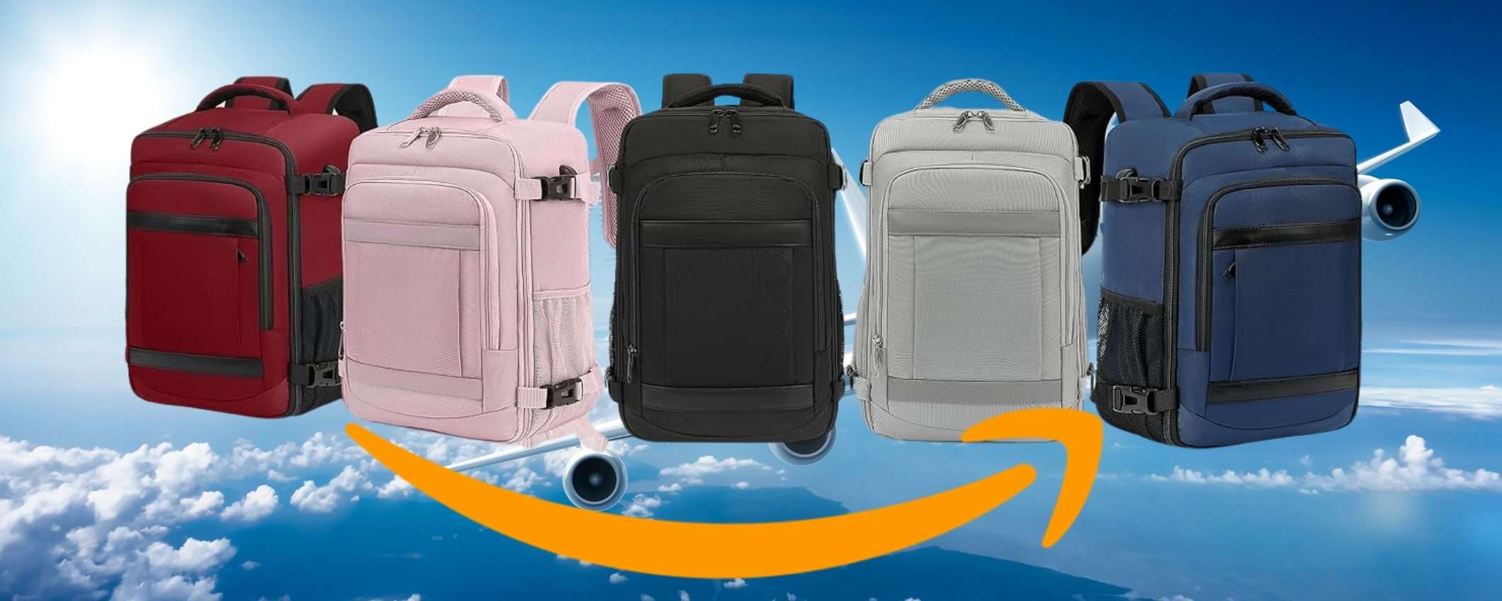 Zaino perfetto per Ryanair: costa pochissimo e non dovrai pagare tasse extra