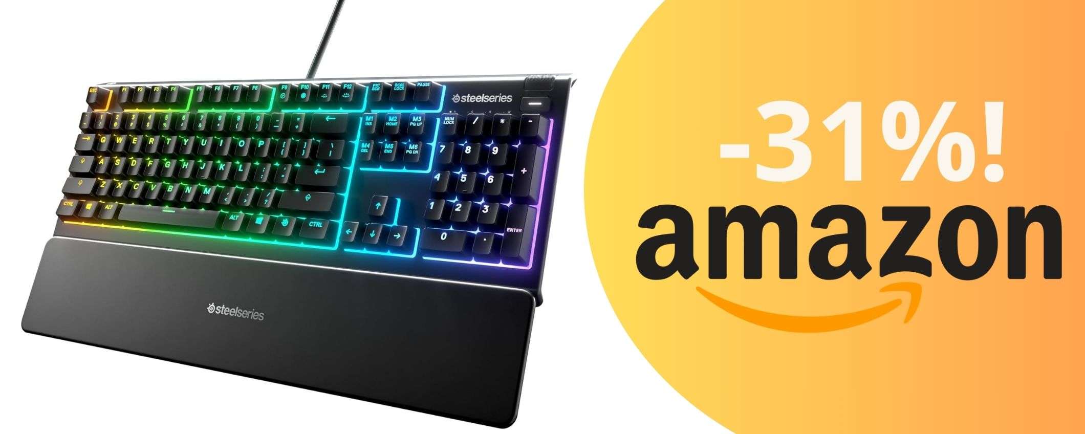 La tastiera silenziosa che ogni gamer sogna, ora in offerta: tua ad un prezzo imbattibile La tastiera silenziosa che ogni gamer sogna, ora in offerta: tua ad un prezzo imbattibile