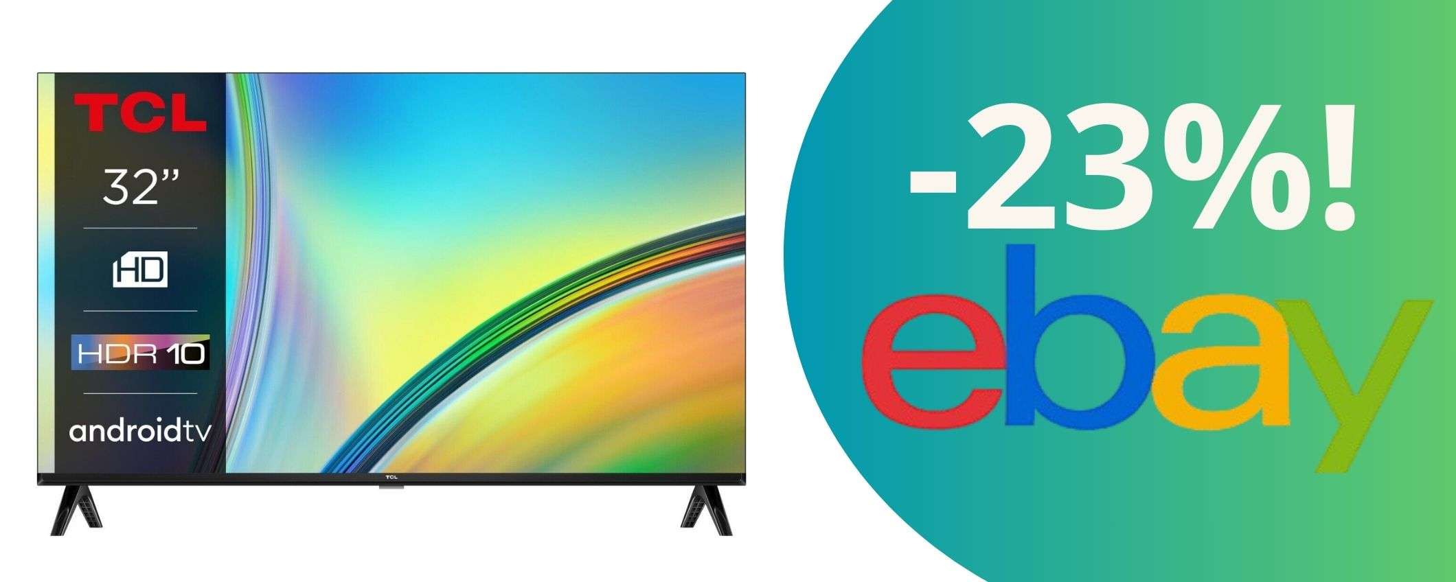 Costa meno di un telefono, ma fa davvero tutto: la tv smart da 32'' da non perdere Costa meno di un telefono, ma fa davvero tutto: la tv smart da 32'' da non perdere