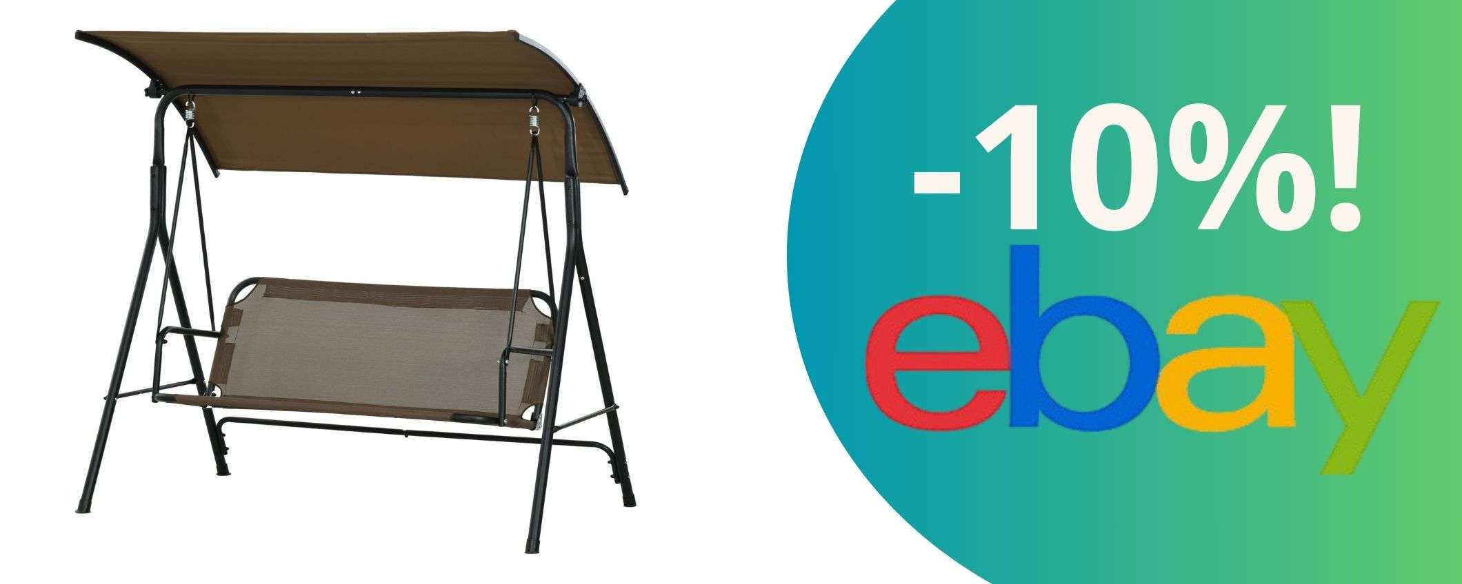 Non lasciartelo scappare: dondolo a 3 posti in offerta per un tempo limitato! Non lasciartelo scappare: dondolo a 3 posti in offerta per un tempo limitato!