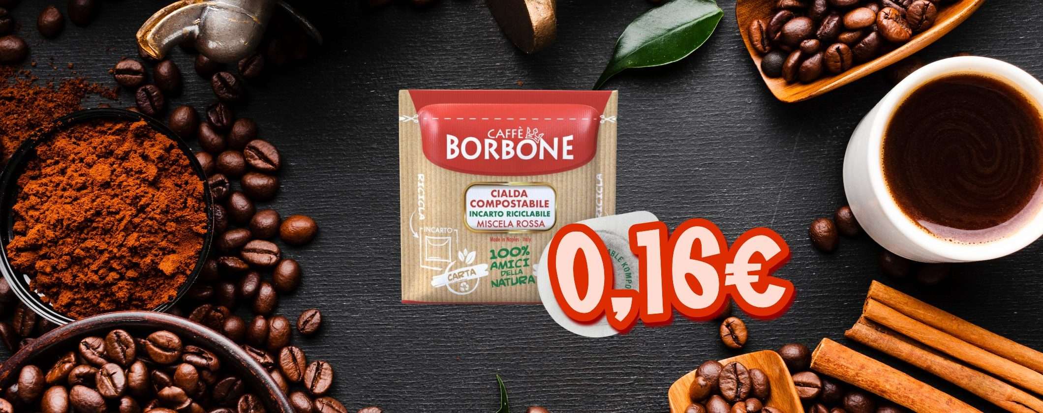 300 Cialde Caffè Borbone ESE da soli 46€ su eBay 300 Cialde Caffè Borbone ESE da soli 46€ su eBay