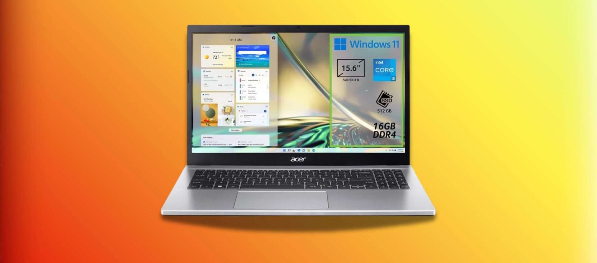 Acer Aspire 3 in offerta a 419€: i5 di 12ª gen, 16 GB di RAM e SSD da 512 GB, super per studio e lavoro Acer Aspire 3 in offerta a 419€: i5 di 12ª gen, 16 GB di RAM e SSD da 512 GB, super per studio e lavoro