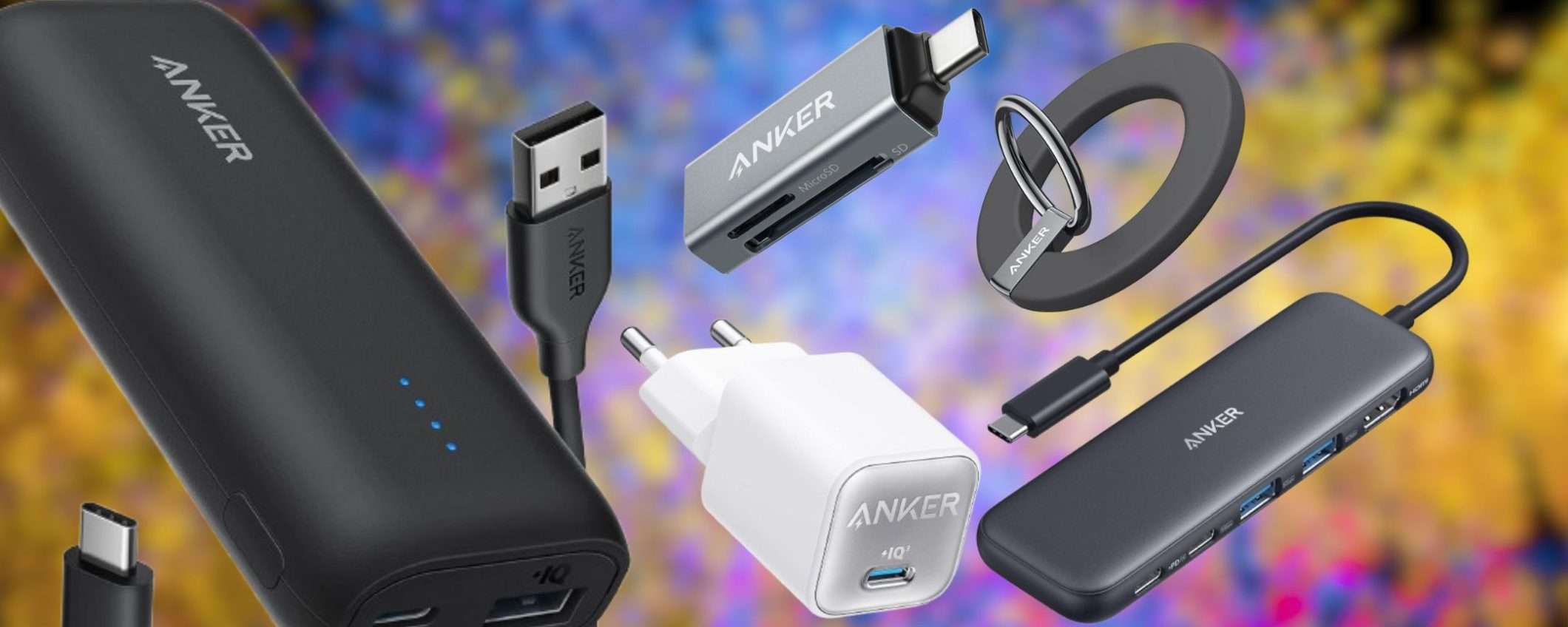 Anker prezzi da MERCATINO su Amazon: sconti SHOCK, tutto a meno di 20€