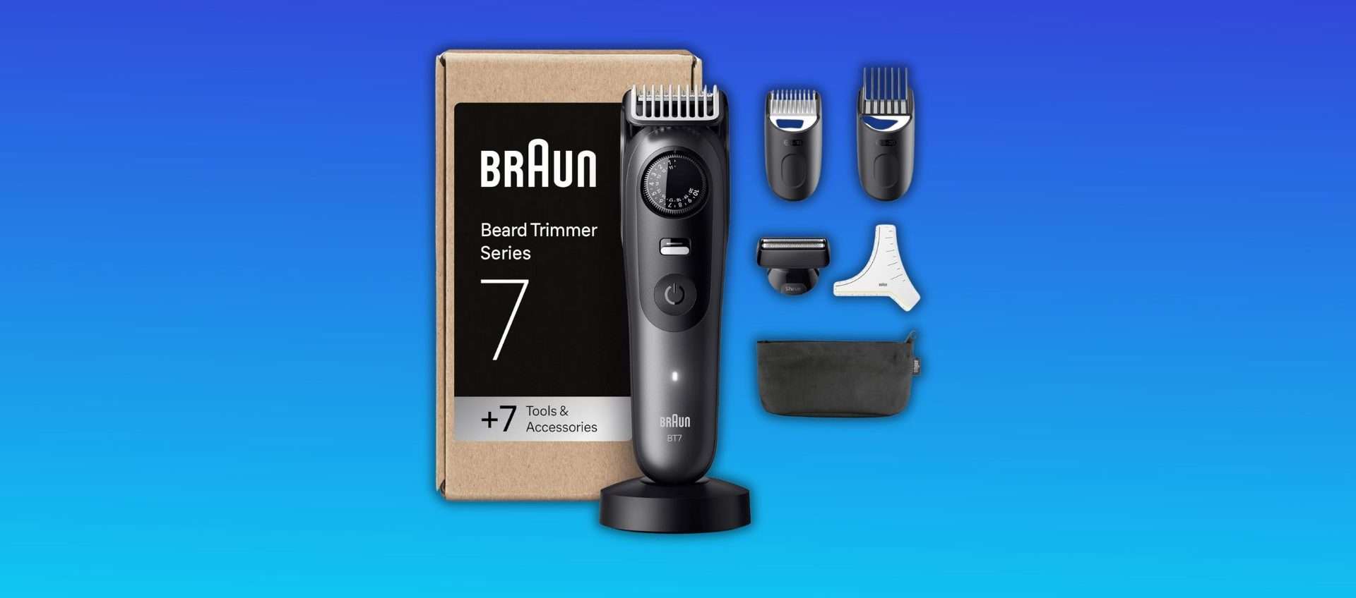 Braun Series 7 Regolabarba a 64,99€: sconto del 41% sul kit completo Braun Series 7 Regolabarba a 64,99€: sconto del 41% sul kit completo