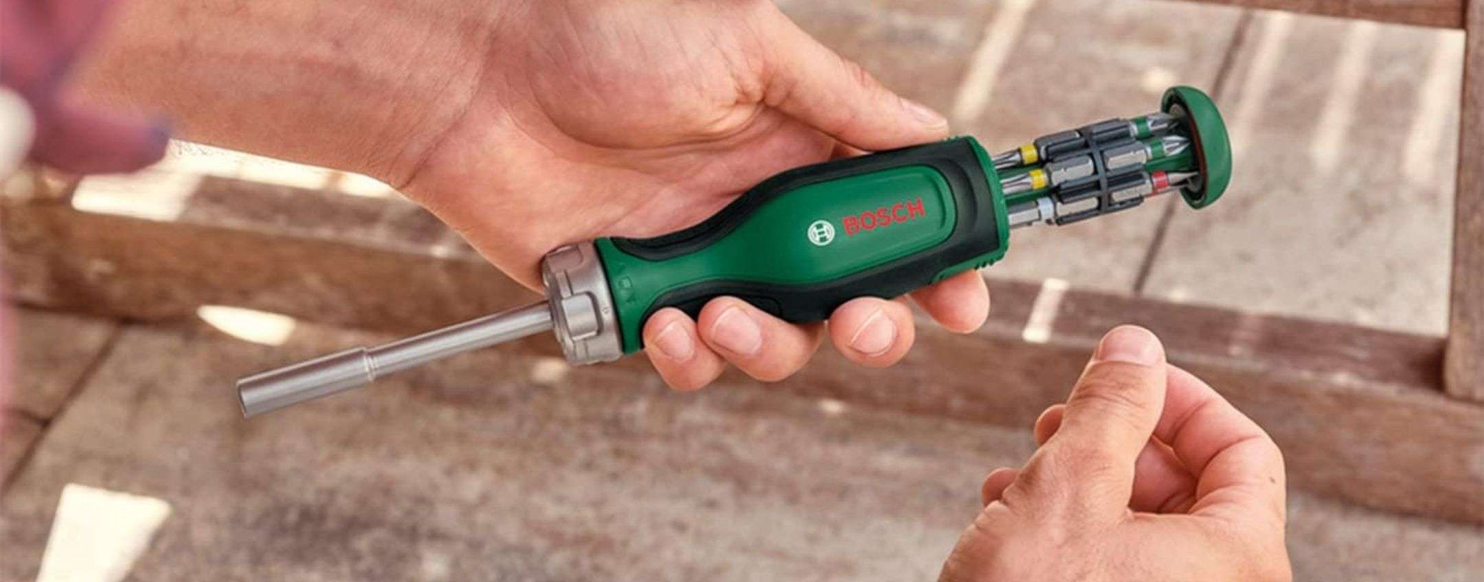 Cacciavite a cricchetto BOSCH: occasione Amazon a soli 20 euro (-39%)