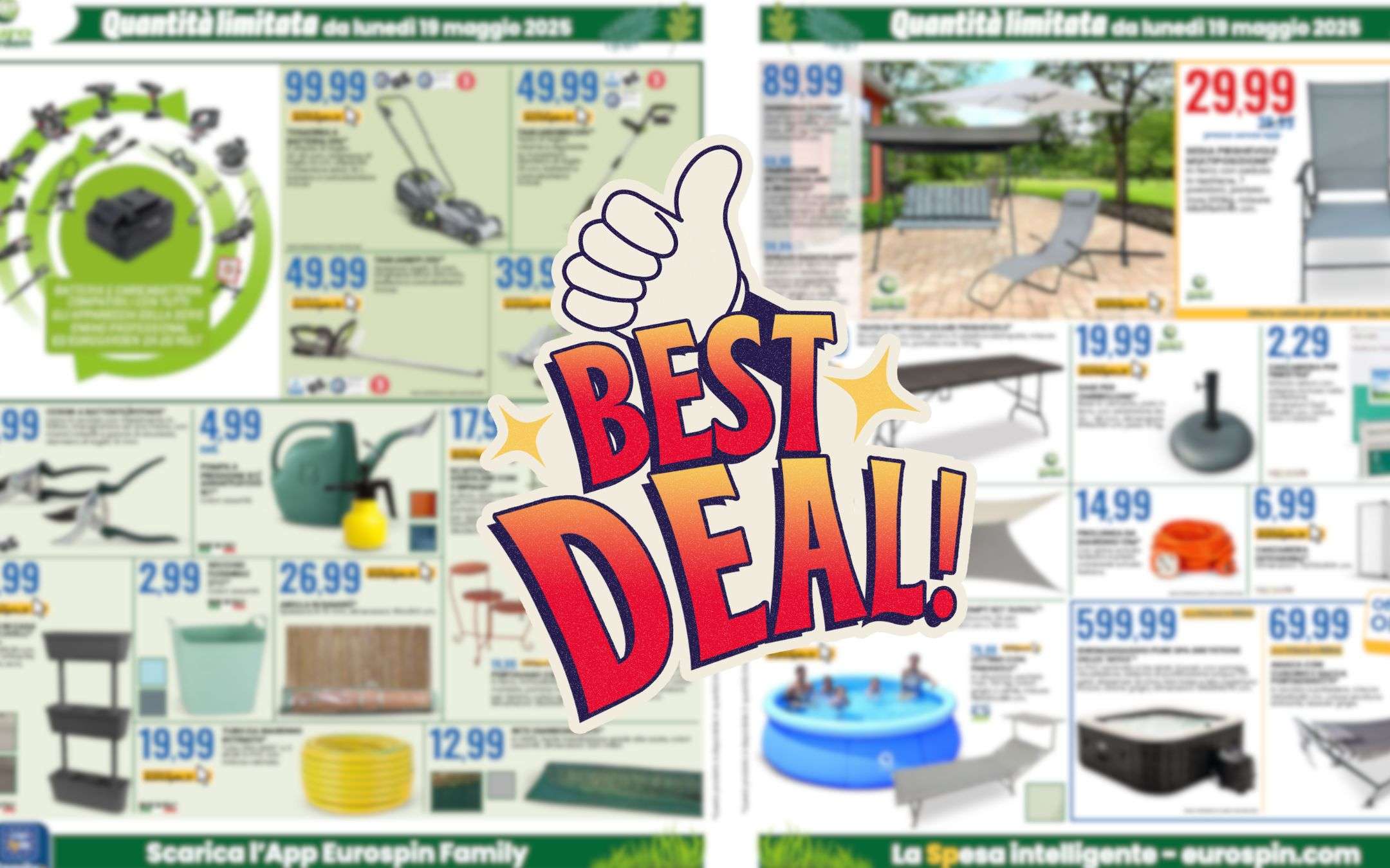 Eurospin, nuovo volantino dal 19/5: promo SPECIALI per il GIARDINO da 2,99€