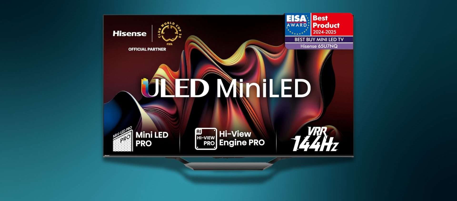Hisense Mini-LED 65'' con Dolby Vision e 144Hz: ora a 799,90€ su Amazon Hisense Mini-LED 65'' con Dolby Vision e 144Hz: ora a 799,90€ su Amazon
