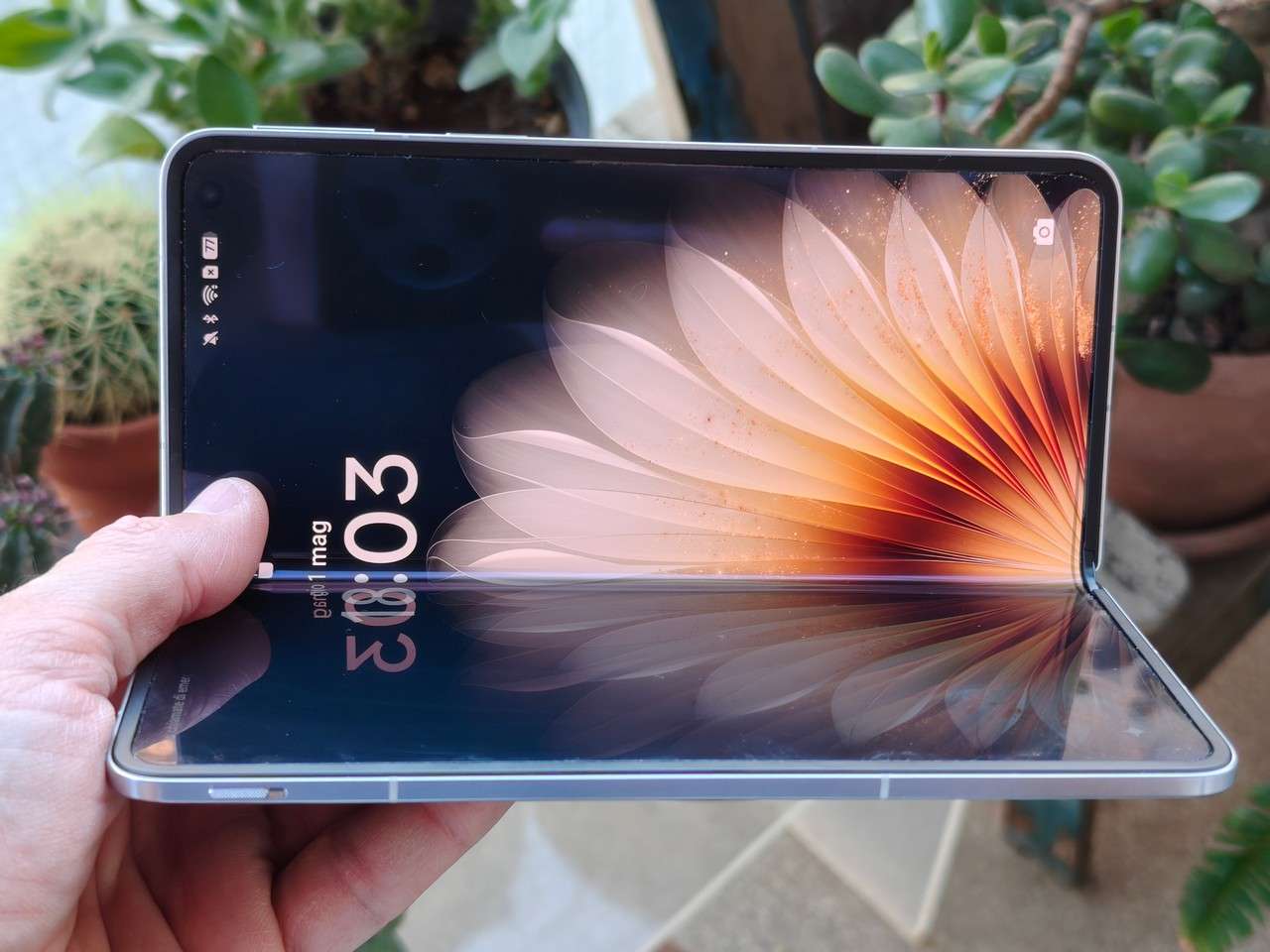 oppo find n5 piegato