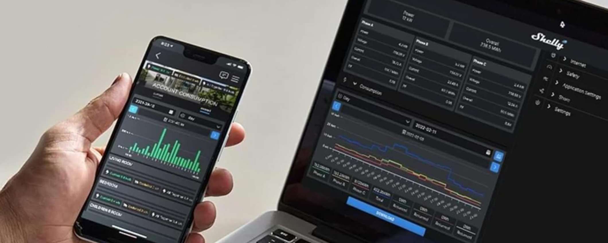 Casa tech con l’interruttore intelligente a relè WiFi e Bluetooth