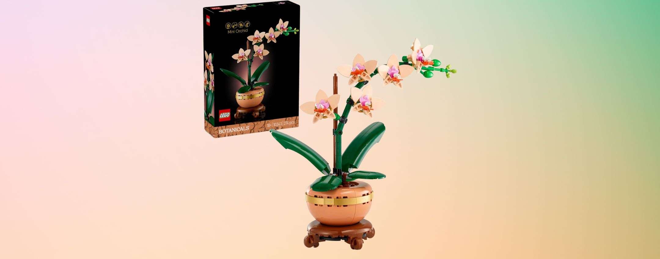 Mini orchidea LEGO: di nuovo in offerta, il prezzo è assolutamente WOW (-24%)