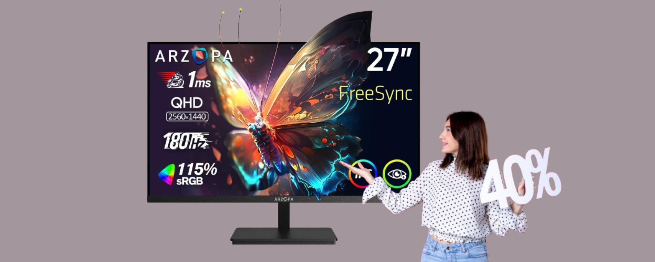 Monitor gaming: schermo piccolo, grandi prestazioni