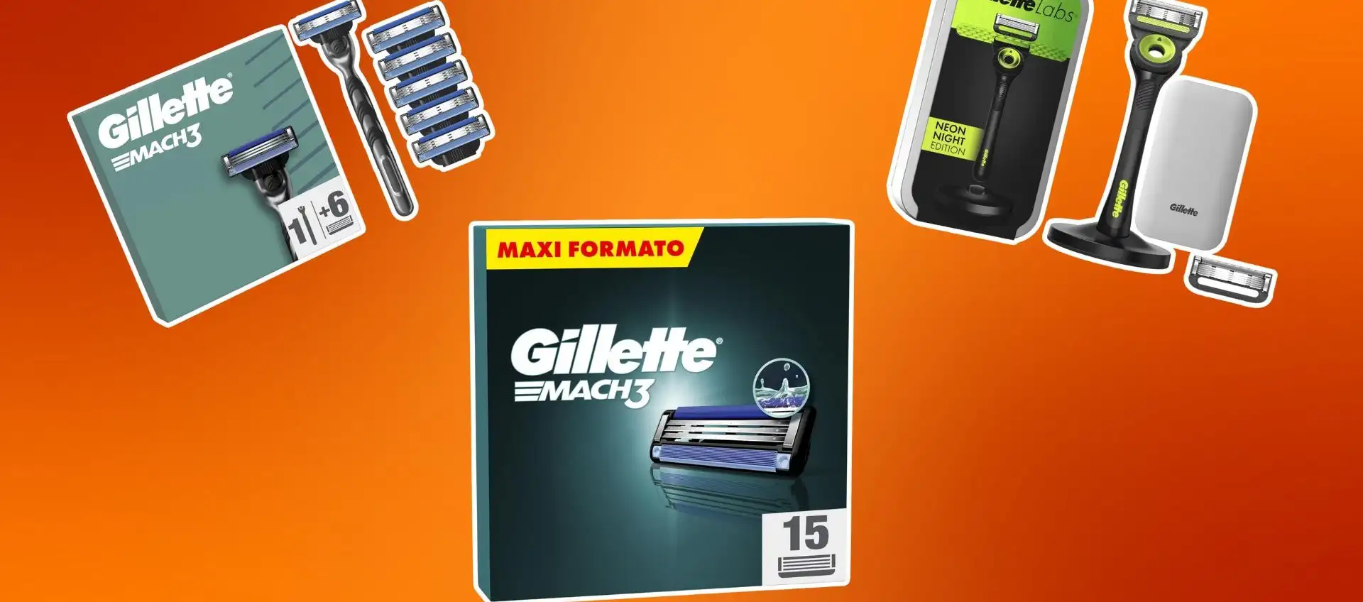 Offerte Gillette su Amazon: fino al 57% di sconto su lamette e rasoi di qualità Offerte Gillette su Amazon: fino al 57% di sconto su lamette e rasoi di qualità