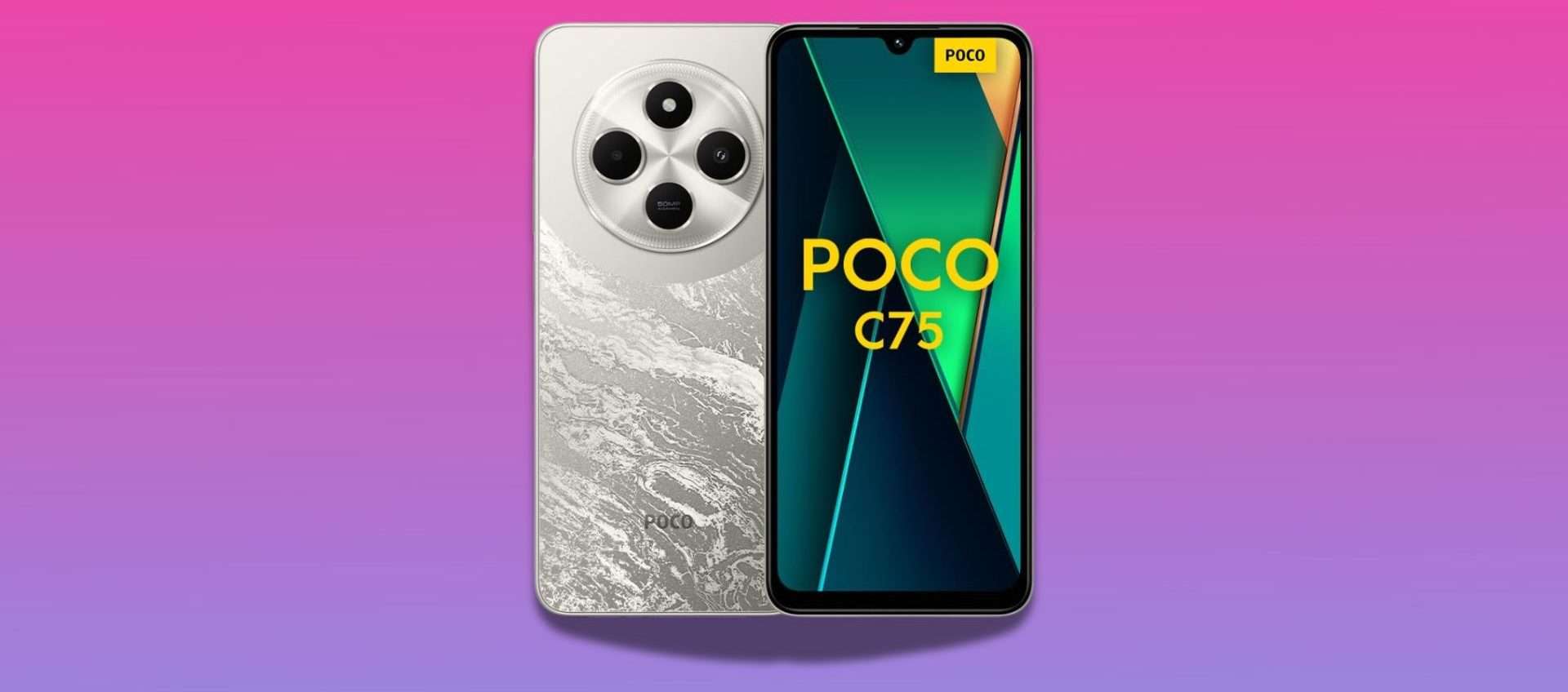 Offerta POCO C75: prestazioni affidabili e batteria da 5.160 mAh a meno di 100€ Offerta POCO C75: prestazioni affidabili e batteria da 5.160 mAh a meno di 100€