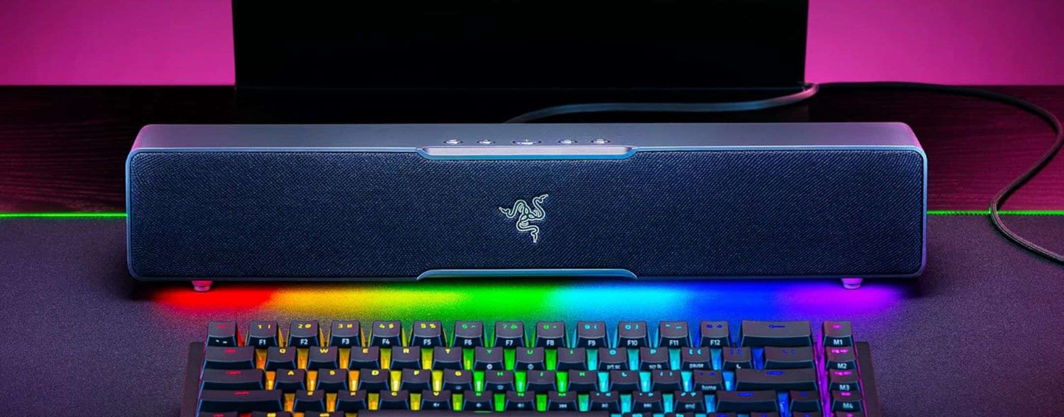 Soundbar Razer per PC: compatta e potente, in offerta a 99,99 euro (Amazon Tech Week)