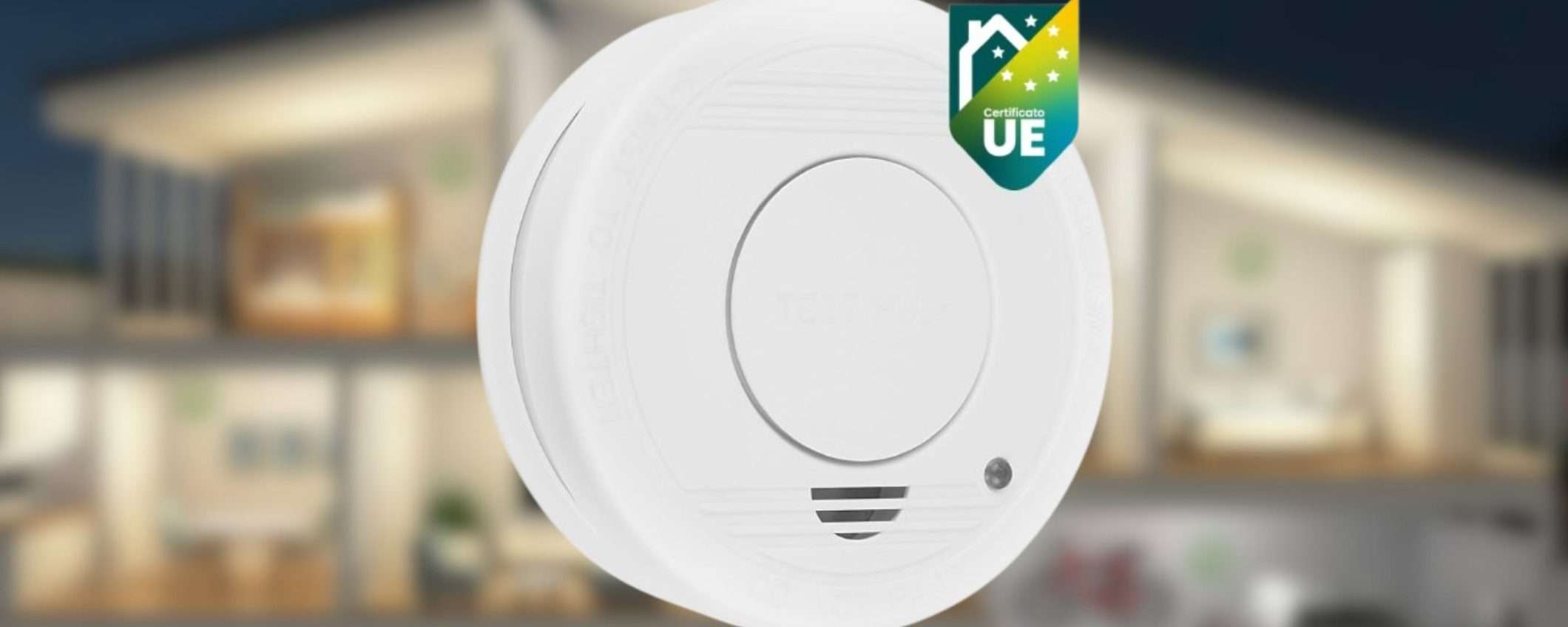 Con 6,99€ porti a casa un ECCELLENTE rilevatore di fumo certificato CE Con 6,99€ porti a casa un ECCELLENTE rilevatore di fumo certificato CE