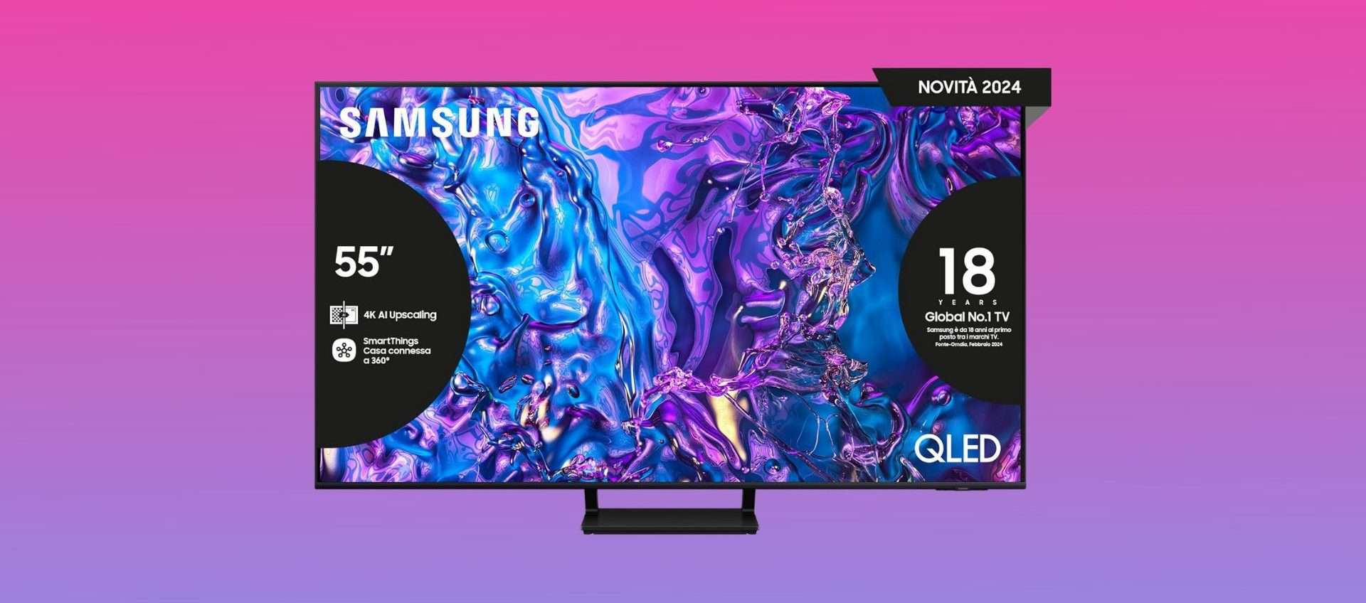Samsung QLED 4K in offerta a meno di 560€: ecco perché scegliere questa Smart TV Samsung QLED 4K in offerta a meno di 560€: ecco perché scegliere questa Smart TV