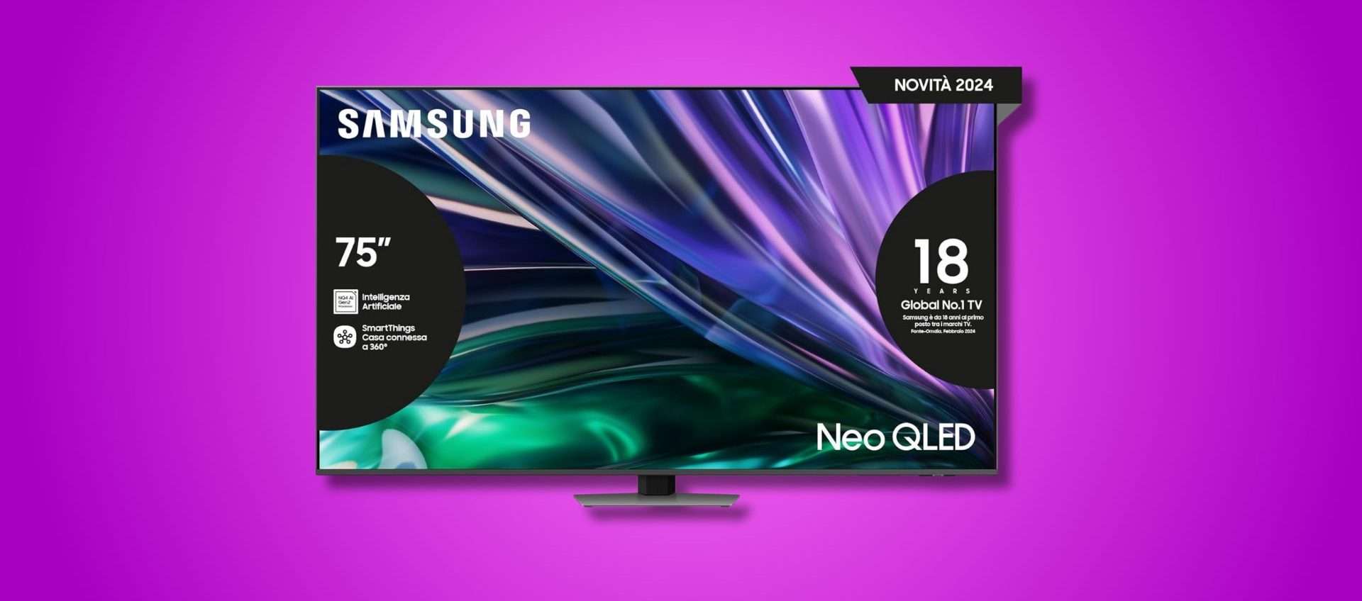 Samsung Neo QLED 4K da 75 Samsung Neo QLED 4K da 75