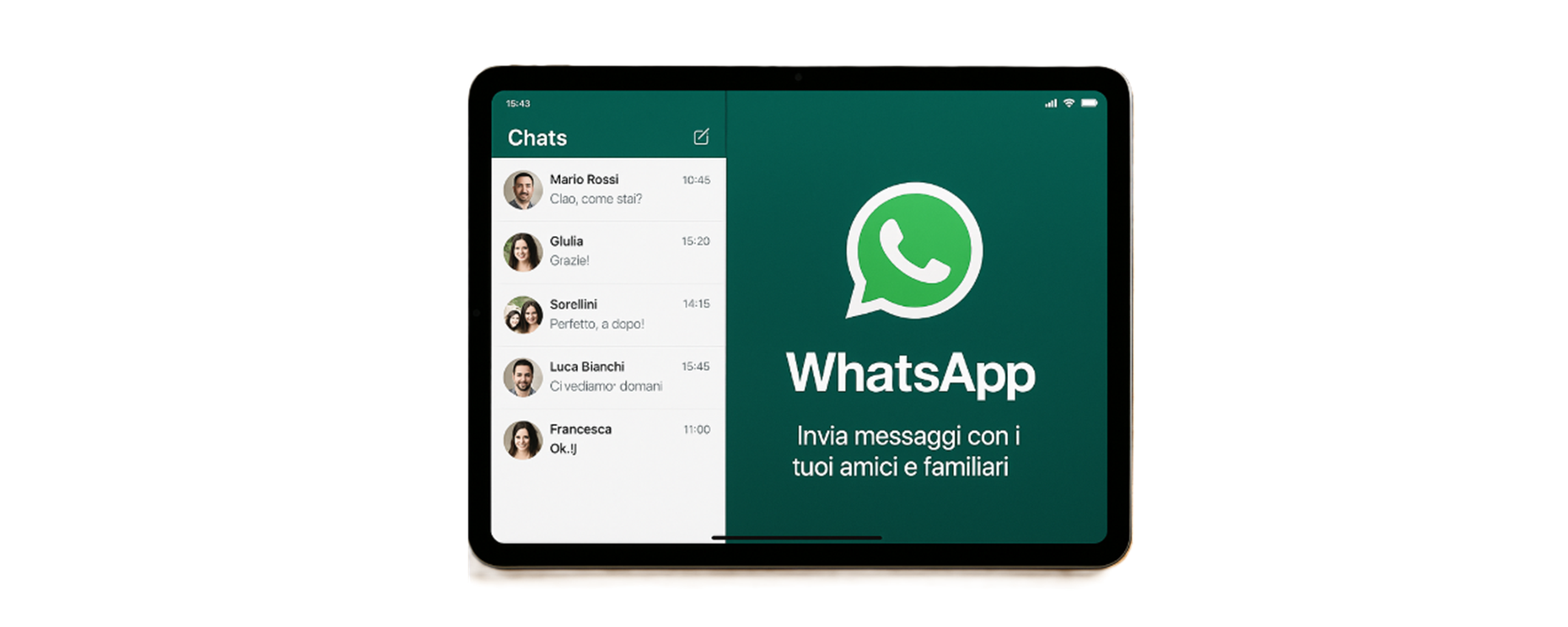 WhatsApp ora disponibile sul tuo iPad WhatsApp ora disponibile sul tuo iPad