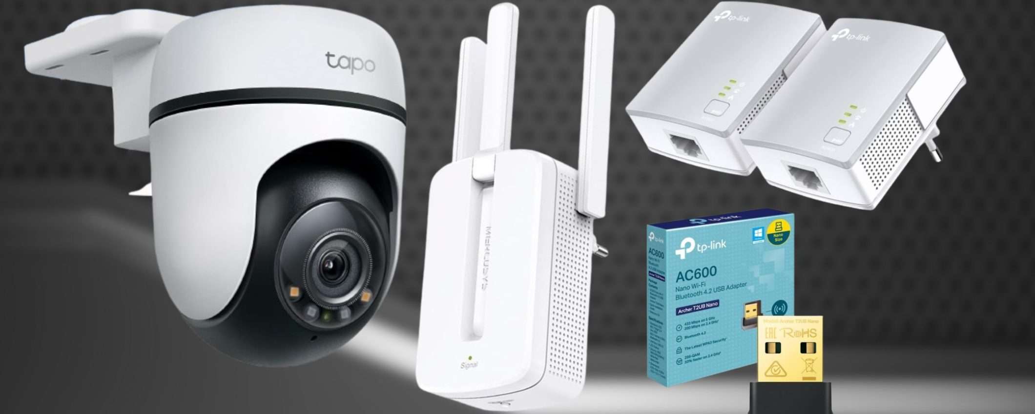 TP-Link STRAGE di prezzi alla Tech Week di Amazon: tutto da 9,99€ a 39,99€ TP-Link STRAGE di prezzi alla Tech Week di Amazon: tutto da 9,99€ a 39,99€