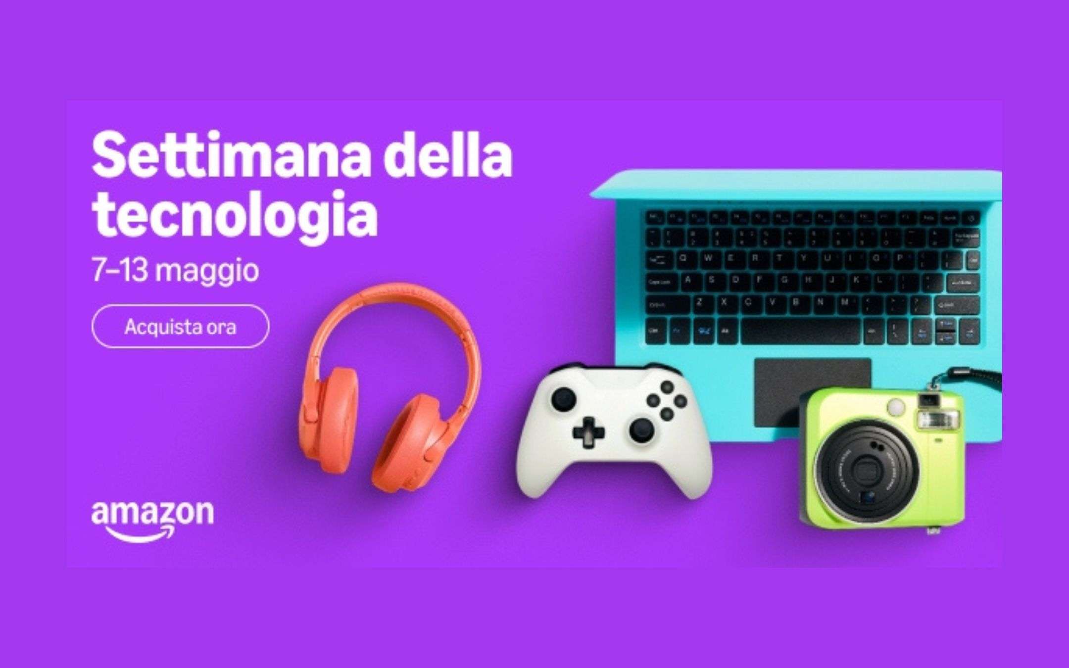 Su Amazon c’è la Tech Week: 15 occasioni SHOCK a meno di 20€