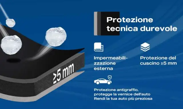 Telo copriauto antigrandine