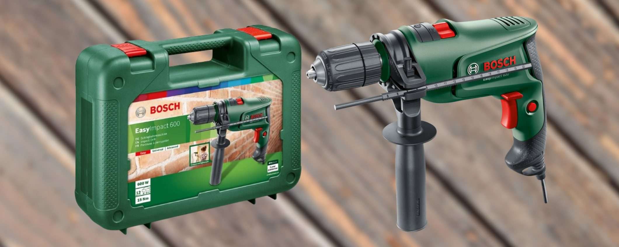Bosch BOMBA su Amazon: una BELVA di trapano a percussione 600W a 39,99€ Bosch BOMBA su Amazon: una BELVA di trapano a percussione 600W a 39,99€