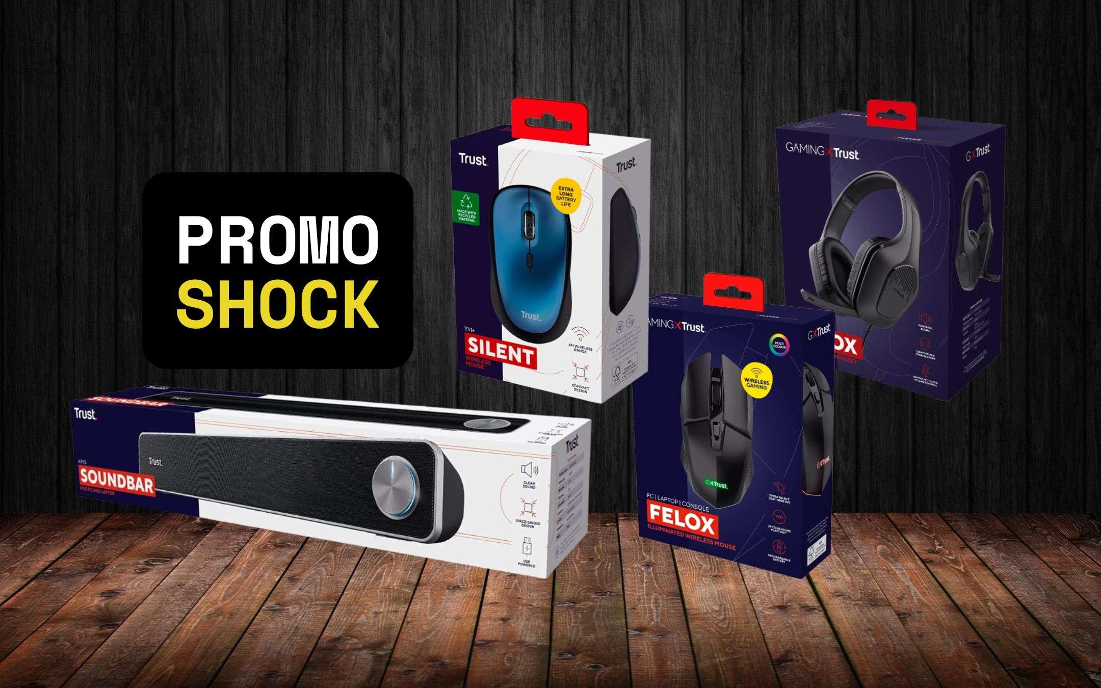 Trust: SCONTI PAZZI all’Amazon Tech Week, promozioni da 5,99€