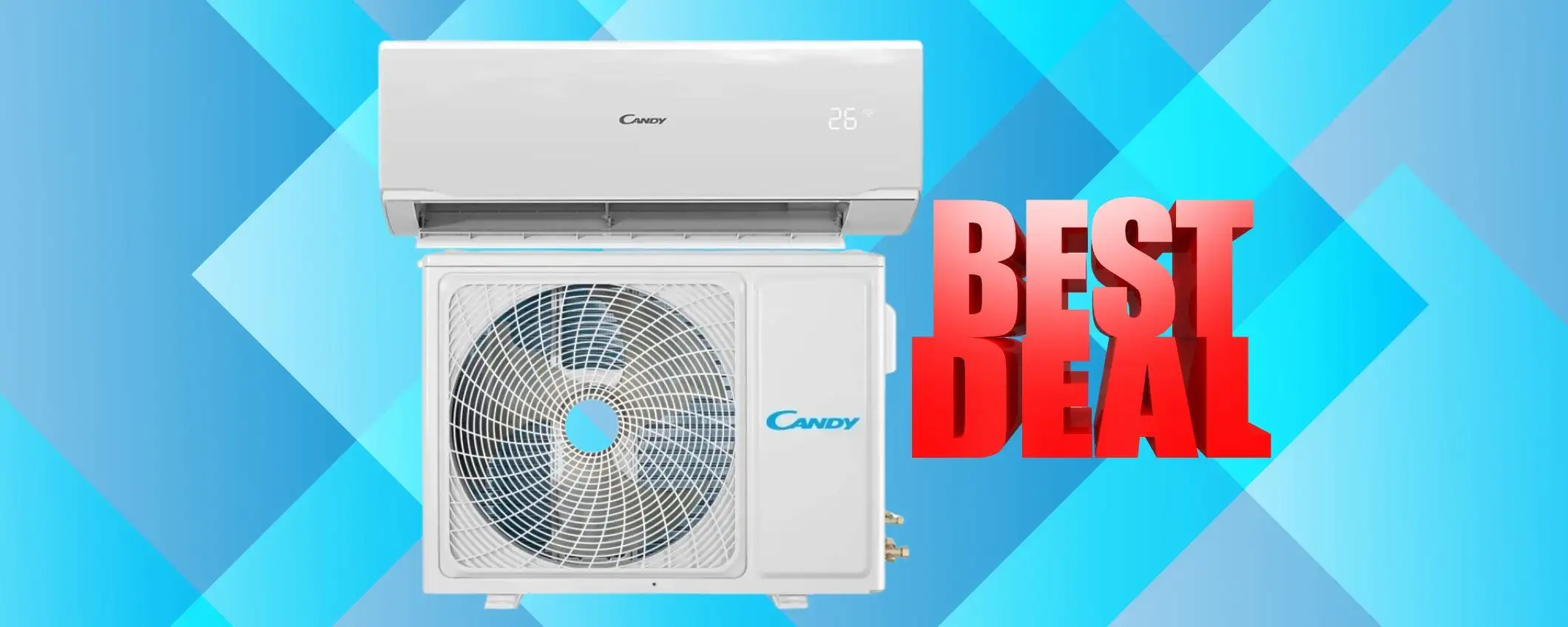 Affronta il caldo con il climatizzatore Candy da 9000 BTU a un PREZZACCIO Affronta il caldo con il climatizzatore Candy da 9000 BTU a un PREZZACCIO