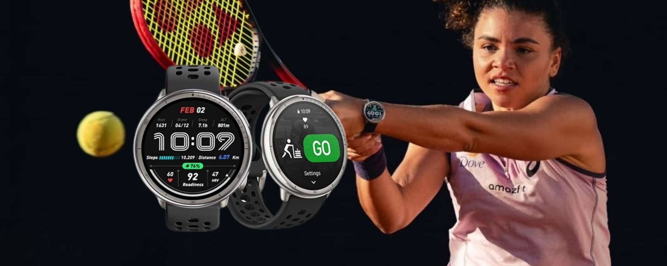 AMAZFIT Active 2: mappe incluse, autonomia di 10gg e impermeabile a 5ATM AMAZFIT Active 2: mappe incluse, autonomia di 10gg e impermeabile a 5ATM