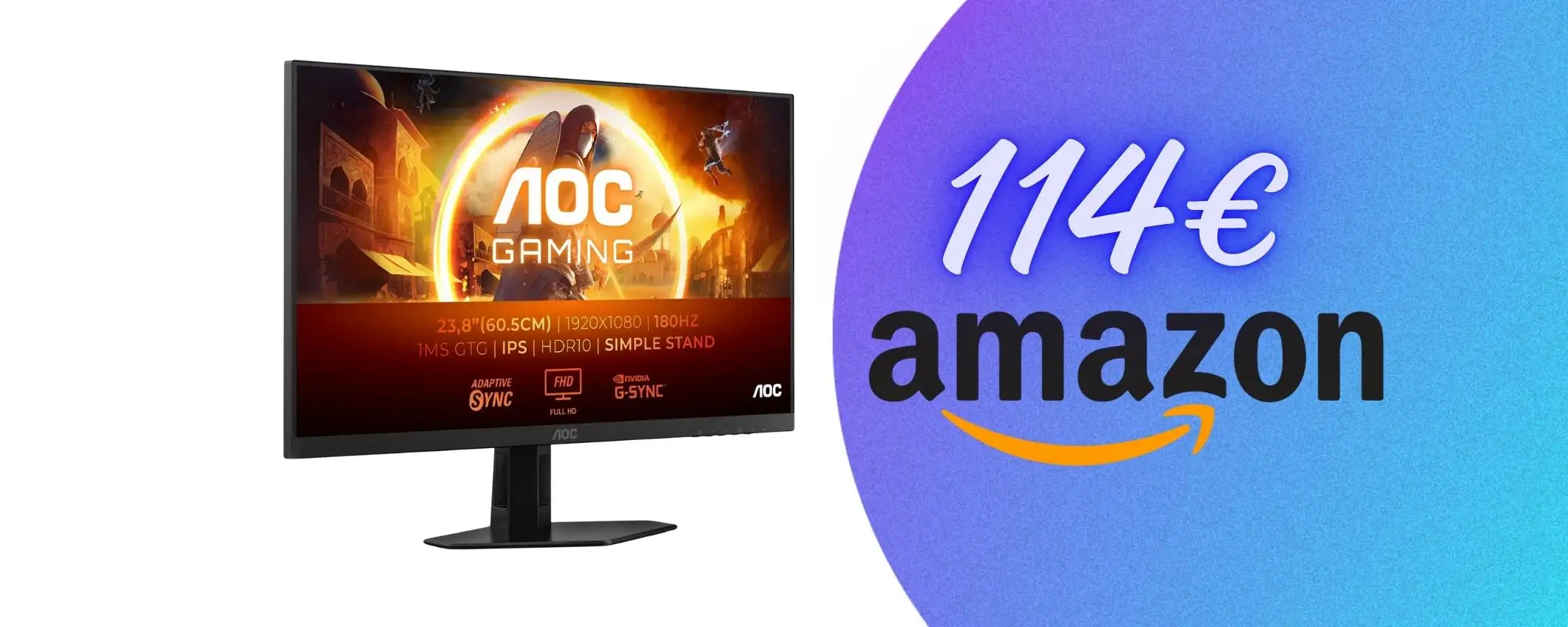 AOC Gaming: monitor da 24 pollici e 180 Hz per un upgrade da Gamer AOC Gaming: monitor da 24 pollici e 180 Hz per un upgrade da Gamer
