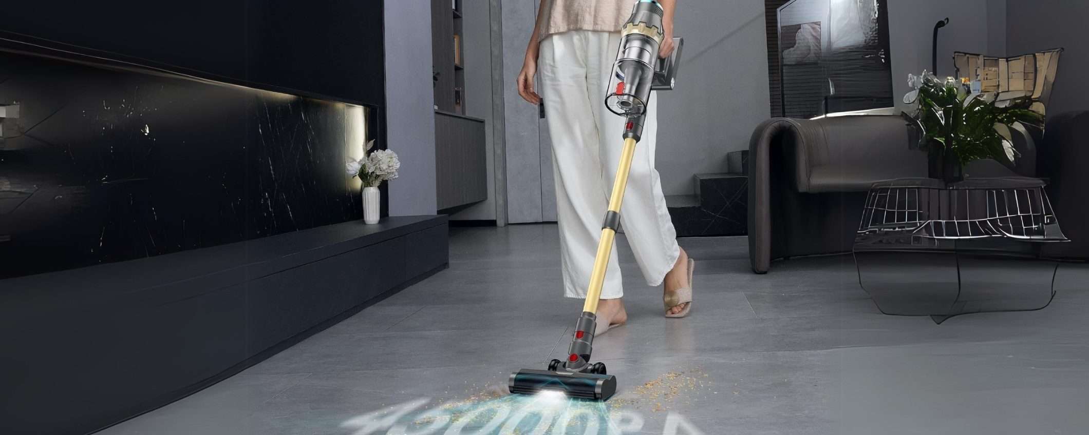 Aspirapolvere senza fili a PREZZO SHOCK, con potenza da 45Kpa Aspirapolvere senza fili a PREZZO SHOCK, con potenza da 45Kpa