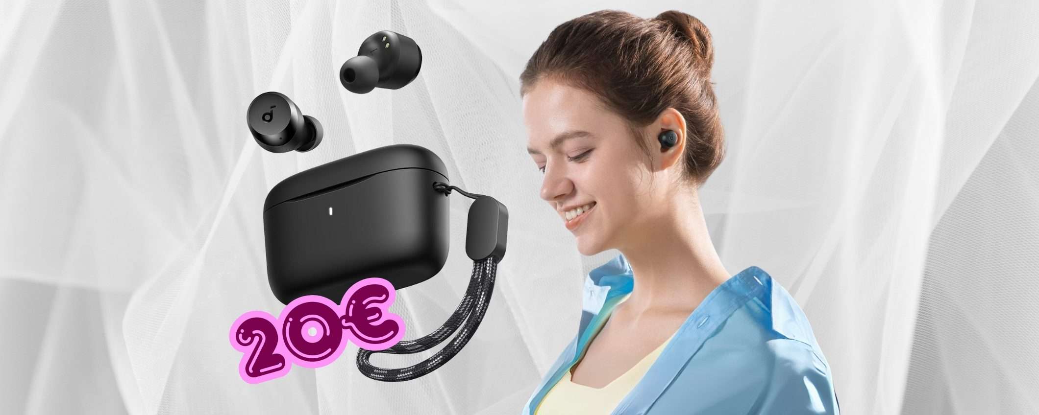 Auricolari wireless leggerissimi e di qualità a soli 20€ con il COUPON