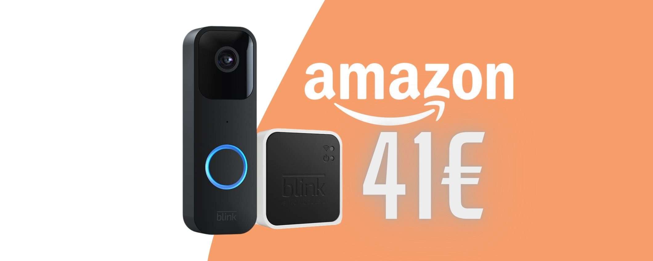 Blink: videocitofono smart con audio bidirezionale e installazione semplice (41€) Blink: videocitofono smart con audio bidirezionale e installazione semplice (41€)
