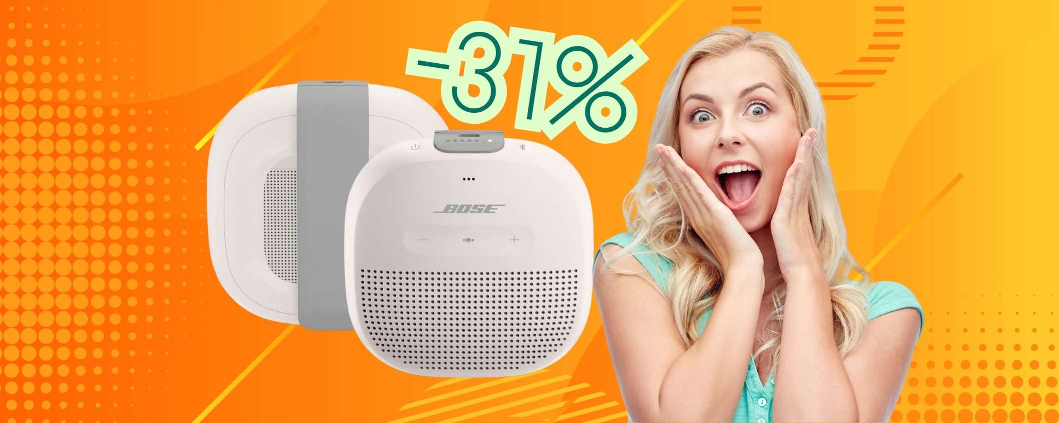 Bose SoundLink Micro: la mini cassa Bluetooth dal suono che spacca (-31%) Bose SoundLink Micro: la mini cassa Bluetooth dal suono che spacca (-31%)