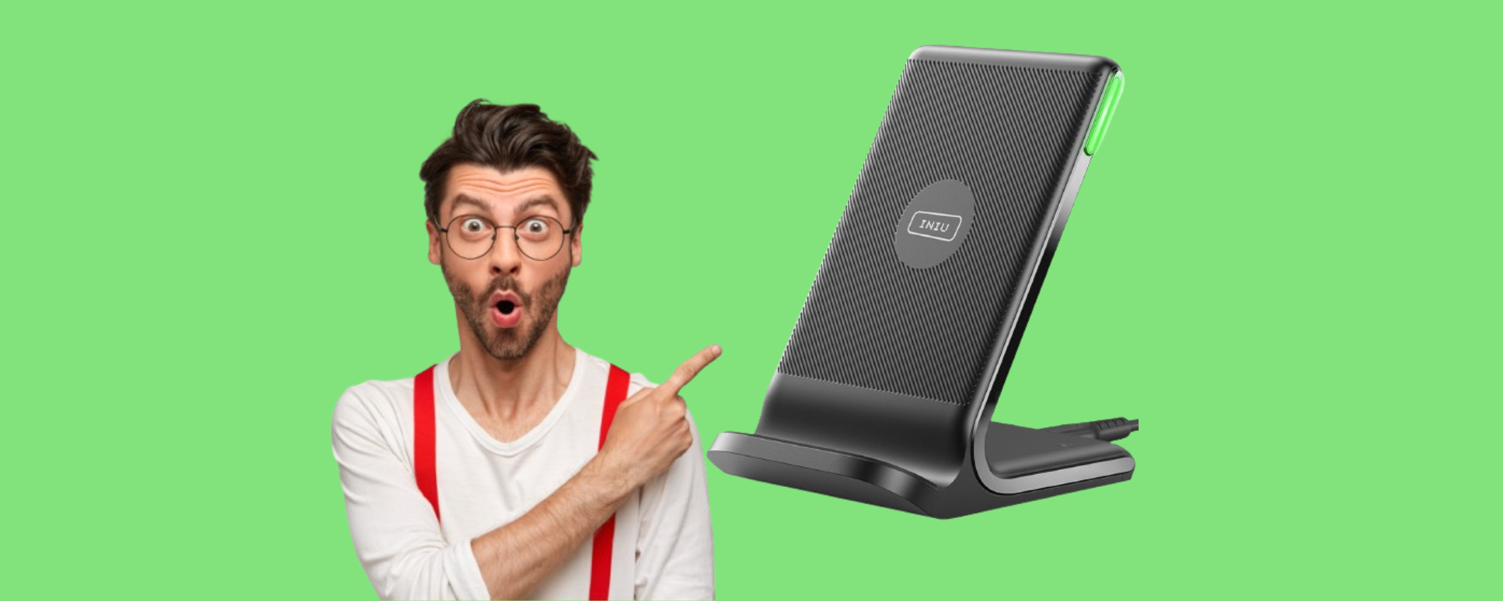 Il caricabatterie wireless a metà prezzo Il caricabatterie wireless a metà prezzo