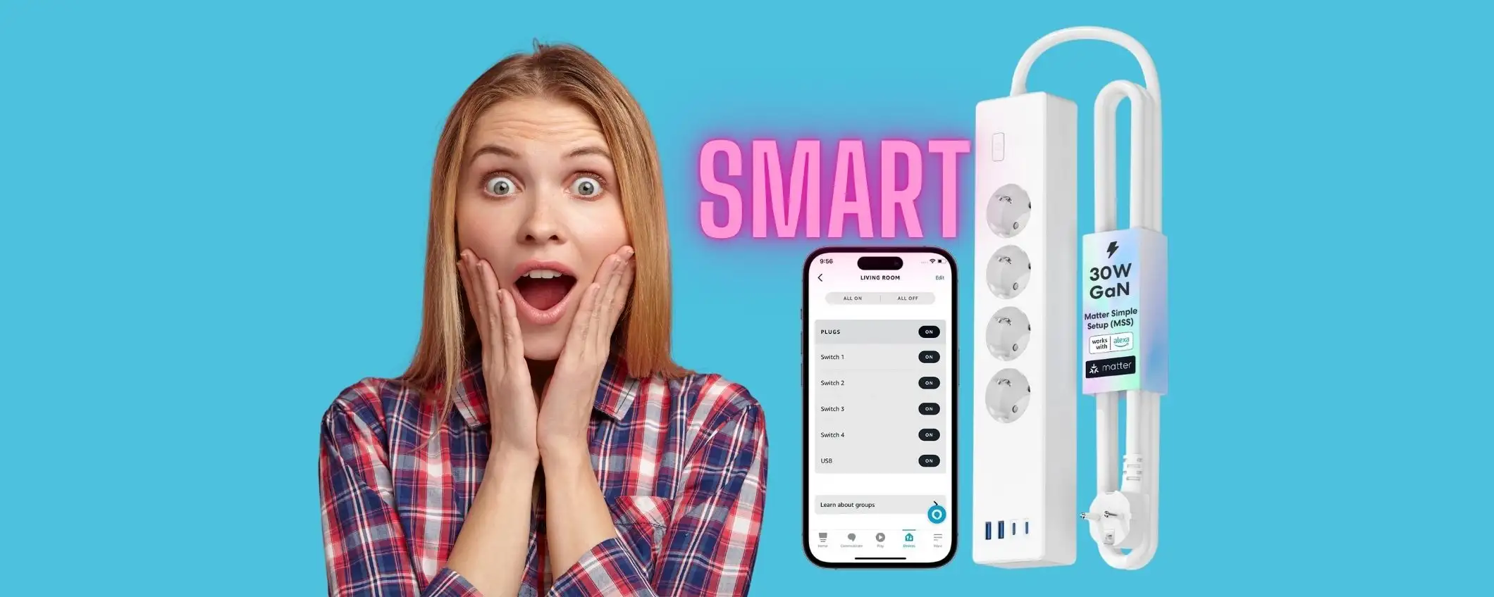 Ciabatta multipresa smart 8 in 1 a un ottimo prezzo su Amazon Ciabatta multipresa smart 8 in 1 a un ottimo prezzo su Amazon